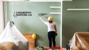 Interior painting services in progress by Casamento Painting